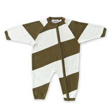 Load image into Gallery viewer, Organic Essential Zip Starsuit - Coffee
