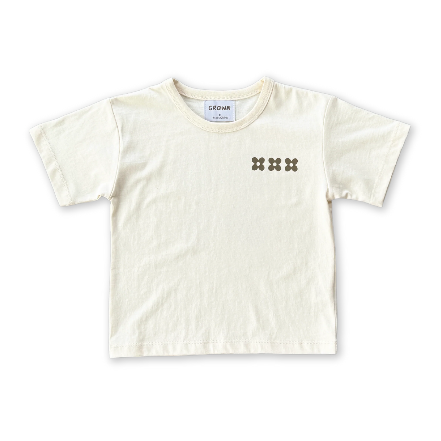 Posy Organic Tee - Milk