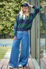 Load image into Gallery viewer, Drew Soft Wide Jean - Mid Indigo
