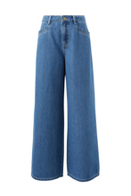 Load image into Gallery viewer, Drew Soft Wide Jean - Mid Indigo
