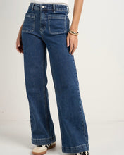 Load image into Gallery viewer, Zoey High Rise Wide Leg Pocket Jean - Mineral Blue
