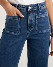 Load image into Gallery viewer, Zoey High Rise Wide Leg Pocket Jean - Mineral Blue
