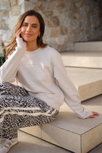 Load image into Gallery viewer, Relaxed Drawstring Linen Pant - Leopard
