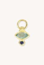 Load image into Gallery viewer, Polished Paperclip Huggies &amp; Hazel Charms

