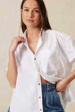 Load image into Gallery viewer, Peta Oversized Shirt - White
