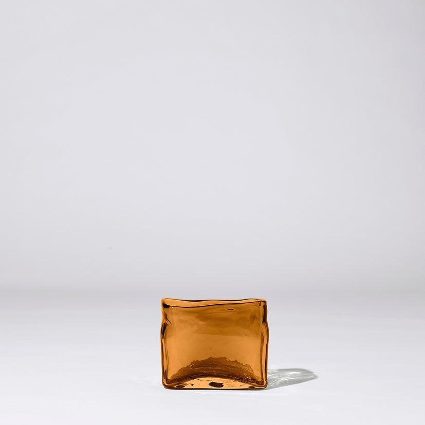 Block Vase - Extra Small, Coffee