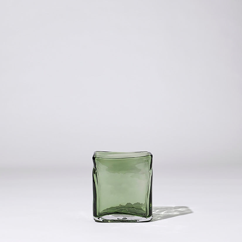 Block Vase - Small, Green
