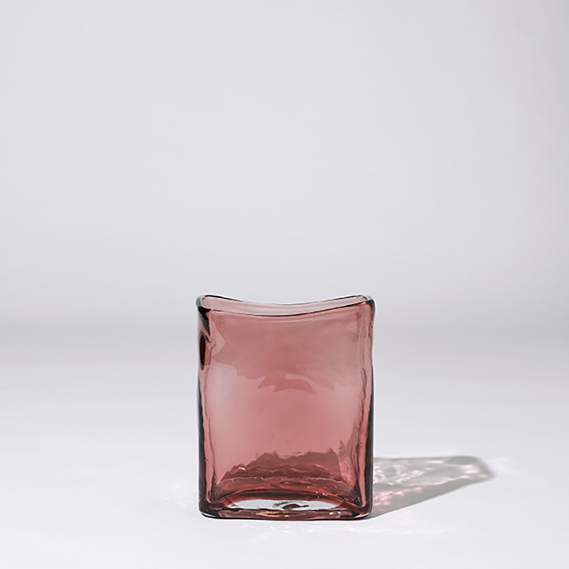 Block Vase - Large, Rose