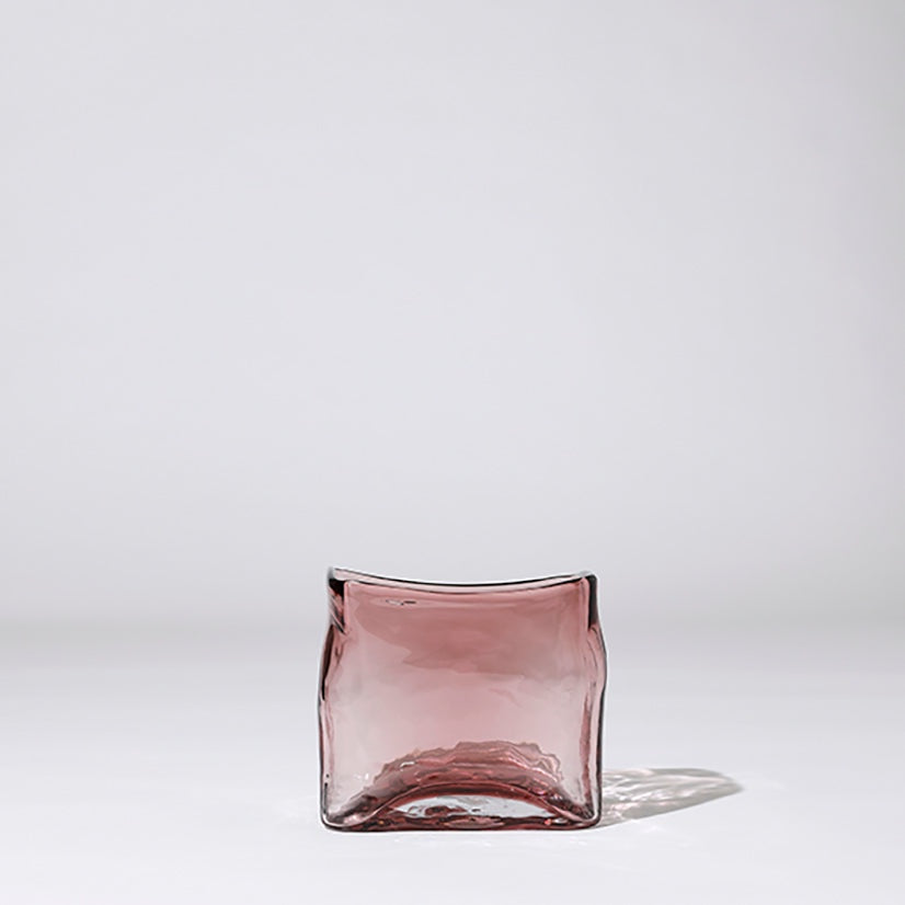 Block Vase - Medium, Rose