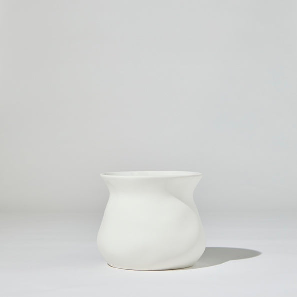 Tubby Vase - Large, Snow