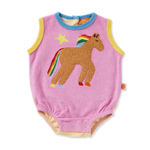 Load image into Gallery viewer, Giddy Up Terry Singlet Suit
