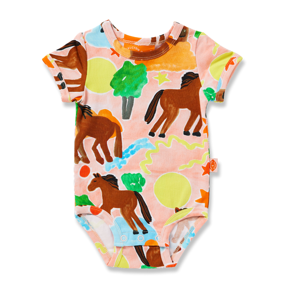 Giddy Up Short Sleeve Bodysuit