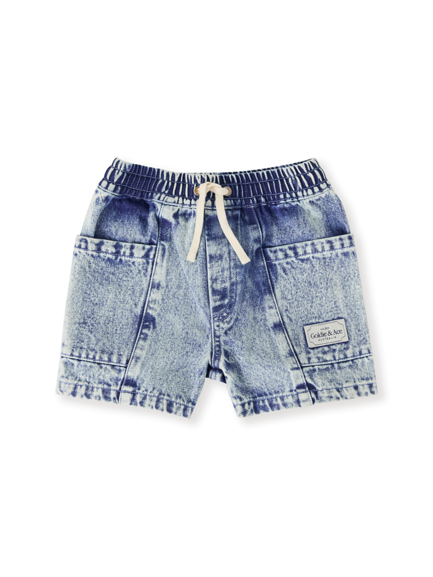 Noah Denim Pocket Shorts - Light Denim