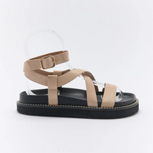 Load image into Gallery viewer, Presly Leather Sandal - Oyster

