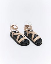 Load image into Gallery viewer, Presly Leather Sandal - Oyster
