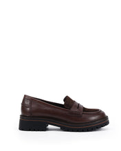 Load image into Gallery viewer, Quinnie Chocolate Suede Loafer
