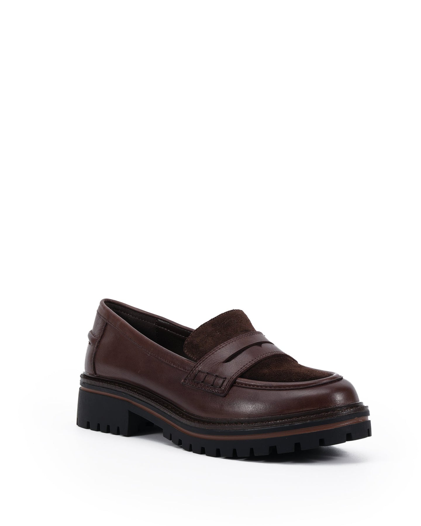Quinnie Chocolate Suede Loafer