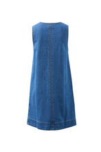 Load image into Gallery viewer, Emme Shift Dress - Fresh Indigo
