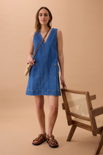 Load image into Gallery viewer, Emme Shift Dress - Fresh Indigo
