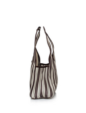 Load image into Gallery viewer, Soleil Bag - Home Chocolate Stripe
