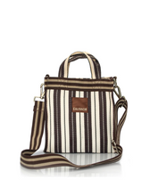 Load image into Gallery viewer, Jour Bag - Home Chocolate Stripe
