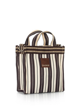 Load image into Gallery viewer, Jour Bag - Home Chocolate Stripe
