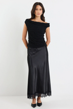 Load image into Gallery viewer, Margarita Satin Maxi Skirt

