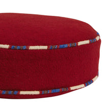 Load image into Gallery viewer, Delana Round Cushion - Crimson
