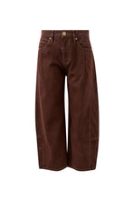 Load image into Gallery viewer, Demi Barrel Jean - Bitter Choc
