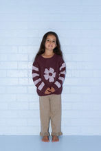 Load image into Gallery viewer, Organic Frill Knit Flares - Oatmilk

