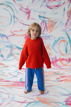 Load image into Gallery viewer, Organic Striped Milano Knit Pants - Cobalt
