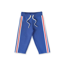Load image into Gallery viewer, Organic Striped Milano Knit Pants - Cobalt
