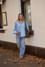 Load image into Gallery viewer, Peta Oversized Shirt - Sky Blue
