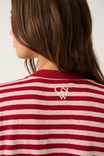 Load image into Gallery viewer, Harley Long Sleeve Tee - Plum Stripe
