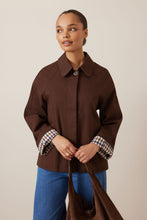 Load image into Gallery viewer, Pia Coat - Chocolate

