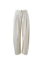 Load image into Gallery viewer, Gemma Pleated Pant - Eggshell
