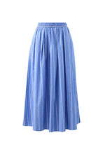 Load image into Gallery viewer, Florence Maxi Skirt - Oxford Blue Stripe
