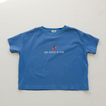 Load image into Gallery viewer, Apple Oversized Boxy Tee - Bluebird
