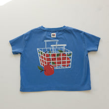 Load image into Gallery viewer, Apple Oversized Boxy Tee - Bluebird

