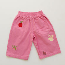 Load image into Gallery viewer, Cropped Wide Leg Cargo Pant - Peony

