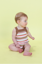 Load image into Gallery viewer, Organic Sunshine Stripe Knit Romper
