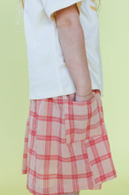Load image into Gallery viewer, Organic Cotton Check Skirt
