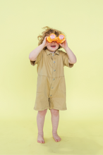 Load image into Gallery viewer, Organic Summer Short Boilersuit - Mustard
