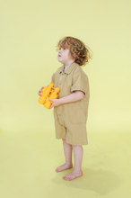 Load image into Gallery viewer, Organic Summer Short Boilersuit - Mustard
