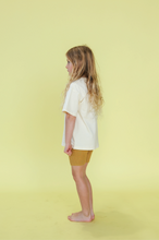 Load image into Gallery viewer, Organic Knitted Rib Bike Shorts - Mustard
