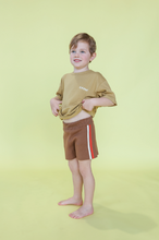 Load image into Gallery viewer, Organic Milano Knit Shorts - Brownie
