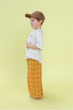 Load image into Gallery viewer, Organic Ribbed Knitted Logo Tee - Coconut
