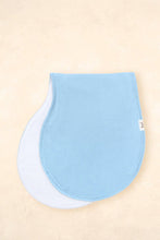 Load image into Gallery viewer, Burp Cloth Rib - Pastel Sky
