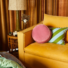 Load image into Gallery viewer, Castilo Round Velvet Cushion - Rosewater
