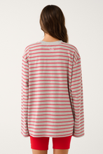 Load image into Gallery viewer, Harley Long Sleeve - Grey Marle Stripe
